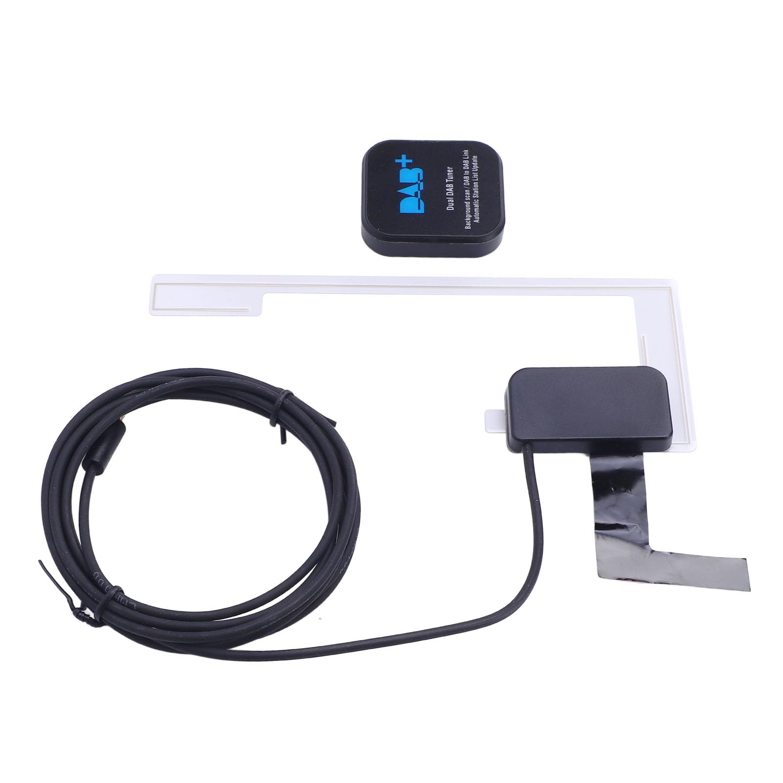 ASHATA Receptor de Radio Dab para Coche con Adaptador USB y Antena