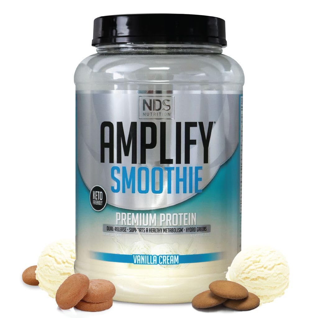 AMPLIFY NDS Nutrition Smoothie Whey Protein Vanilla Flavor - 30 Servings — Amazon image 4