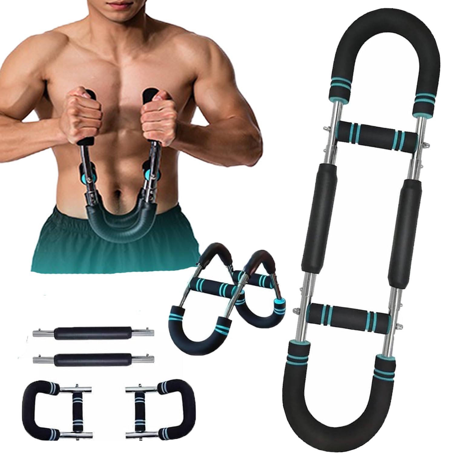 Amazon | アームバー 大胸筋 筋トレ 器具 エキスパンダー 30KG 40KG 