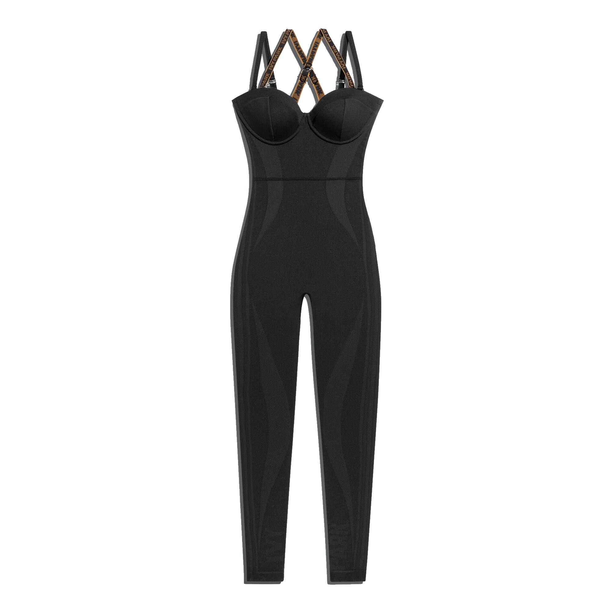 adidasIvy Park Women’s Knit Catsuit (Black, Small)