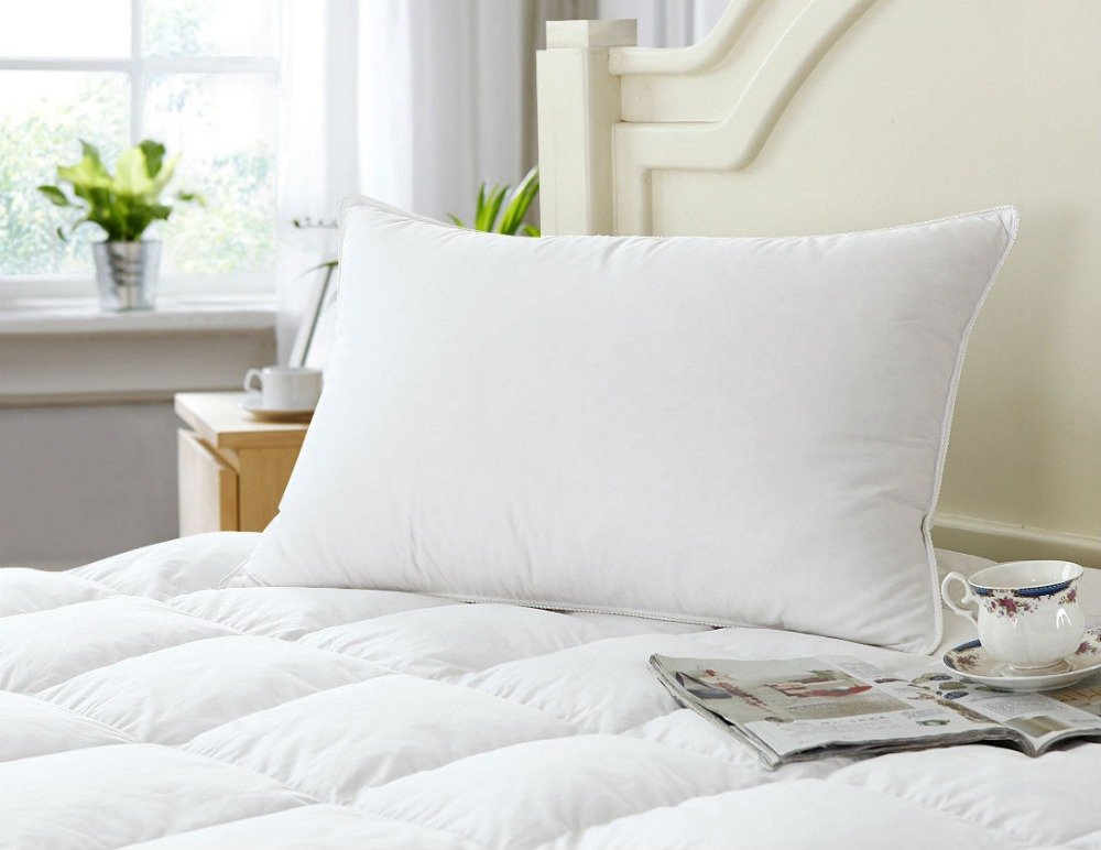 Set of 2 Polyfibre Filling & Pure Cotton Pillow Fillers/Inserts (27"X 17" Inches I.E 68X43 Cms)