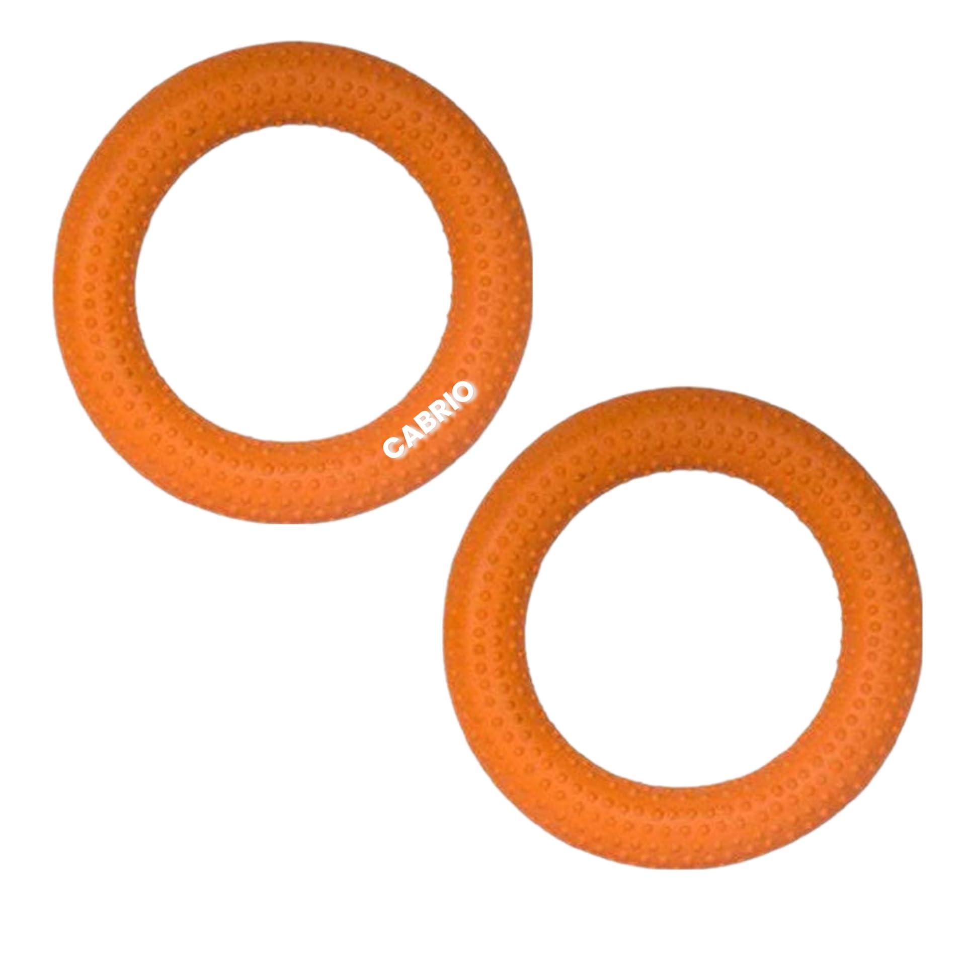 CABRIO Rubber Dotted Tennikoit Ring 6 Inches Diameter Orange Color, Kids Playing, Tennis Ring, Rubber Frisbee (Pack of 2) (B0C8B18LXM) Amazon Price History, Amazon Price Tracker