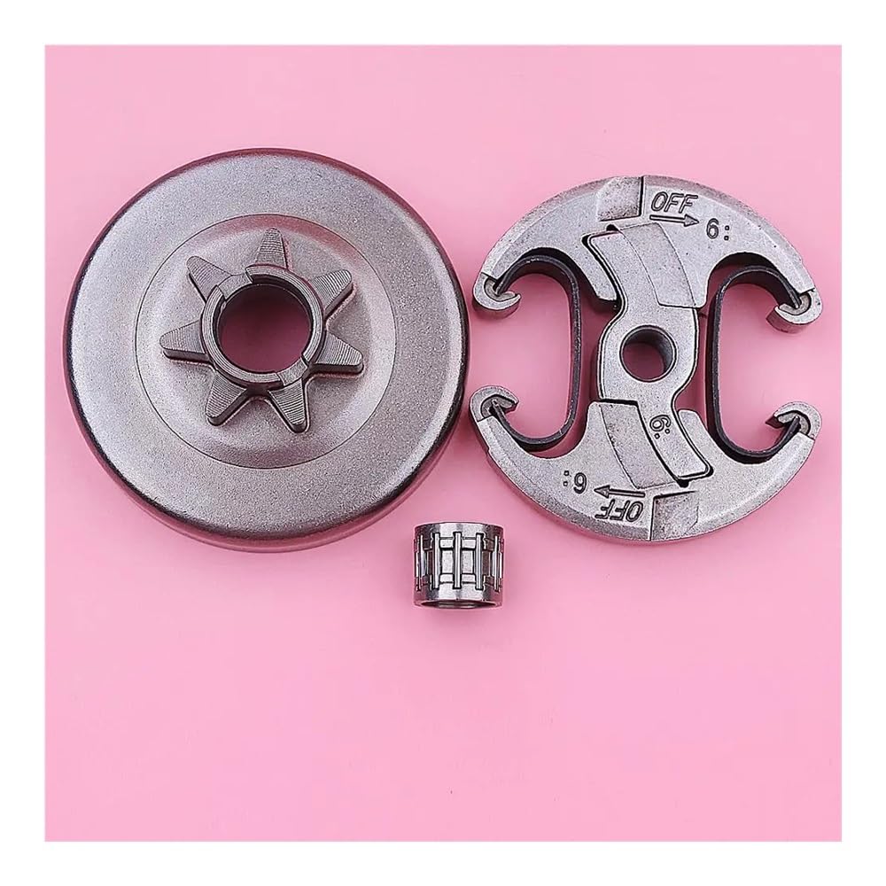 Tambour d'embrayage 38 7T robuste avec roulement pour tronçonneuses 455 460