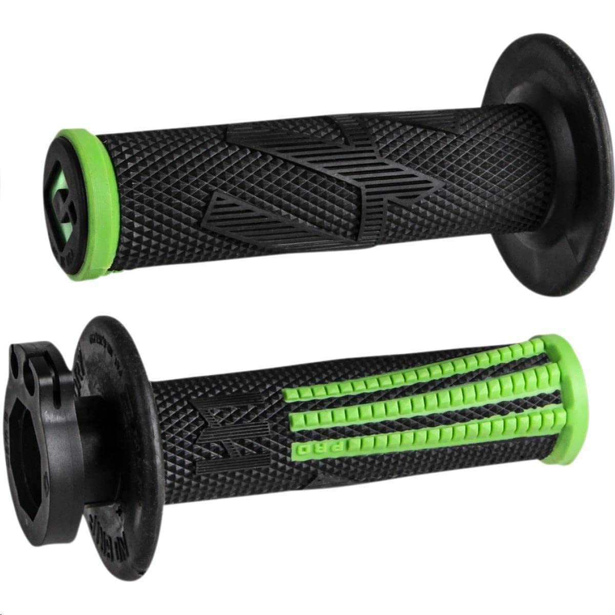 Odi H36EPBN Emig2 Pro V2 Lock-On Grips - Black/Green