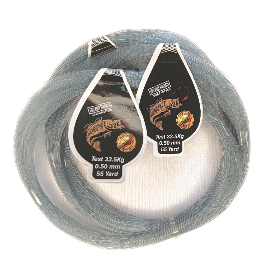 Fox Club Gold Dia.-0.50mm Length-50meter Each Bunch of Pack, Breaking Strength-33.5kg Monofilament Fishing line (Fox Gold-0.50mm-Gray (Pack of 3))-image-29