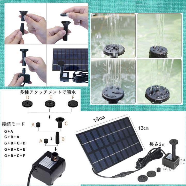 Amazon.co.jp: ?手軽に自宅に噴水を?直射日光に当てると3秒で
