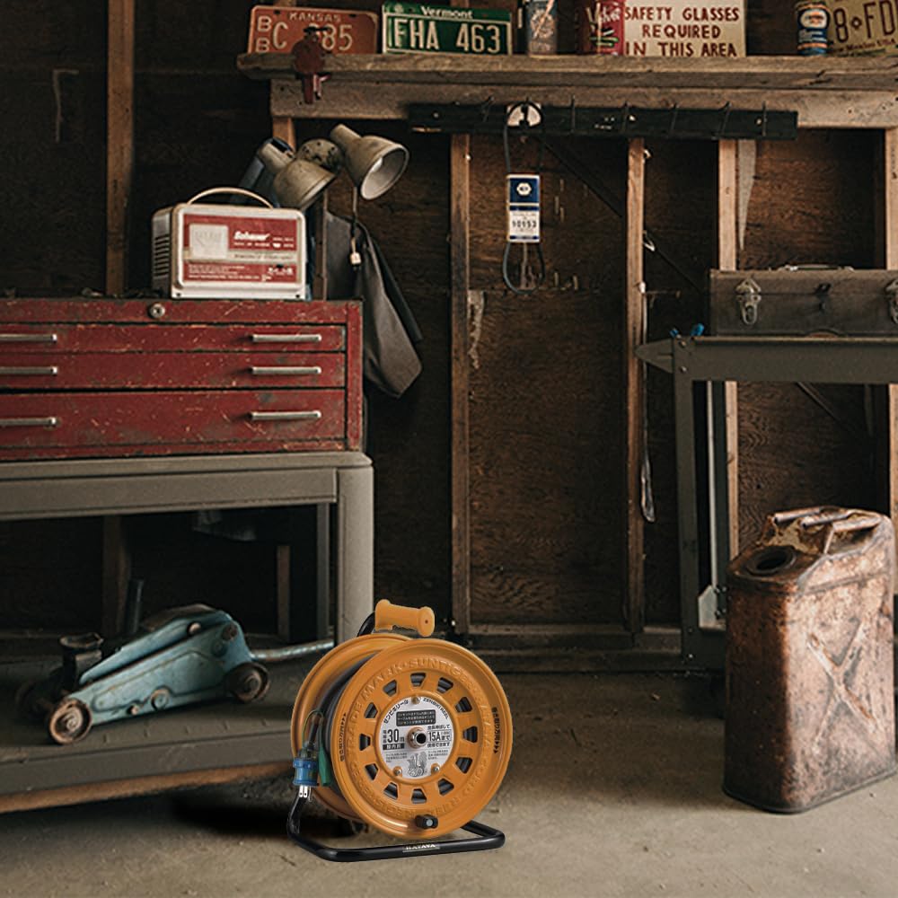 Amazon | ハタヤ (HATAYA) コードリール 屋内用 100V型 コード20m 太さ