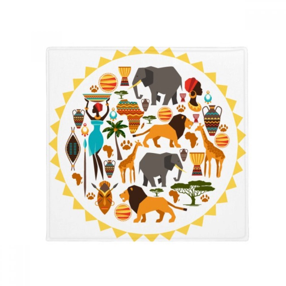 Tapis animaux sauvages d'Afrique antidérapant pour sécuriser l'espace de vie de votre chien