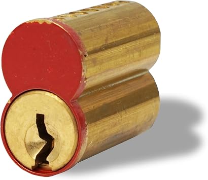 Summit Doorware SFIC Construction Core 7 Pin Red | Best IC Core | Includes 1 Control Key, 2 Operating Keys | Commercial Cylinder Lock Replacement | Used for Temporary Access on Construction Sites