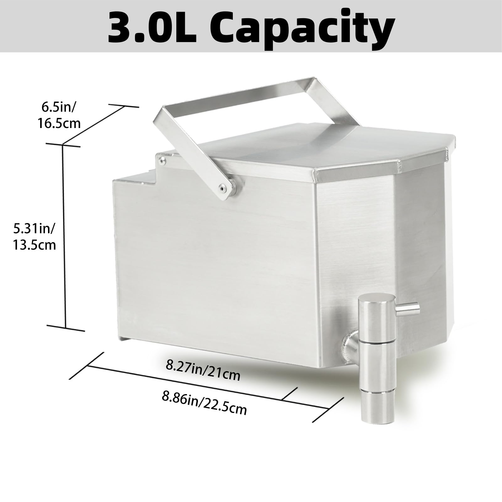 Amazon.com : Greenstovehori 5 3L Tent Stove Water Tank | 304