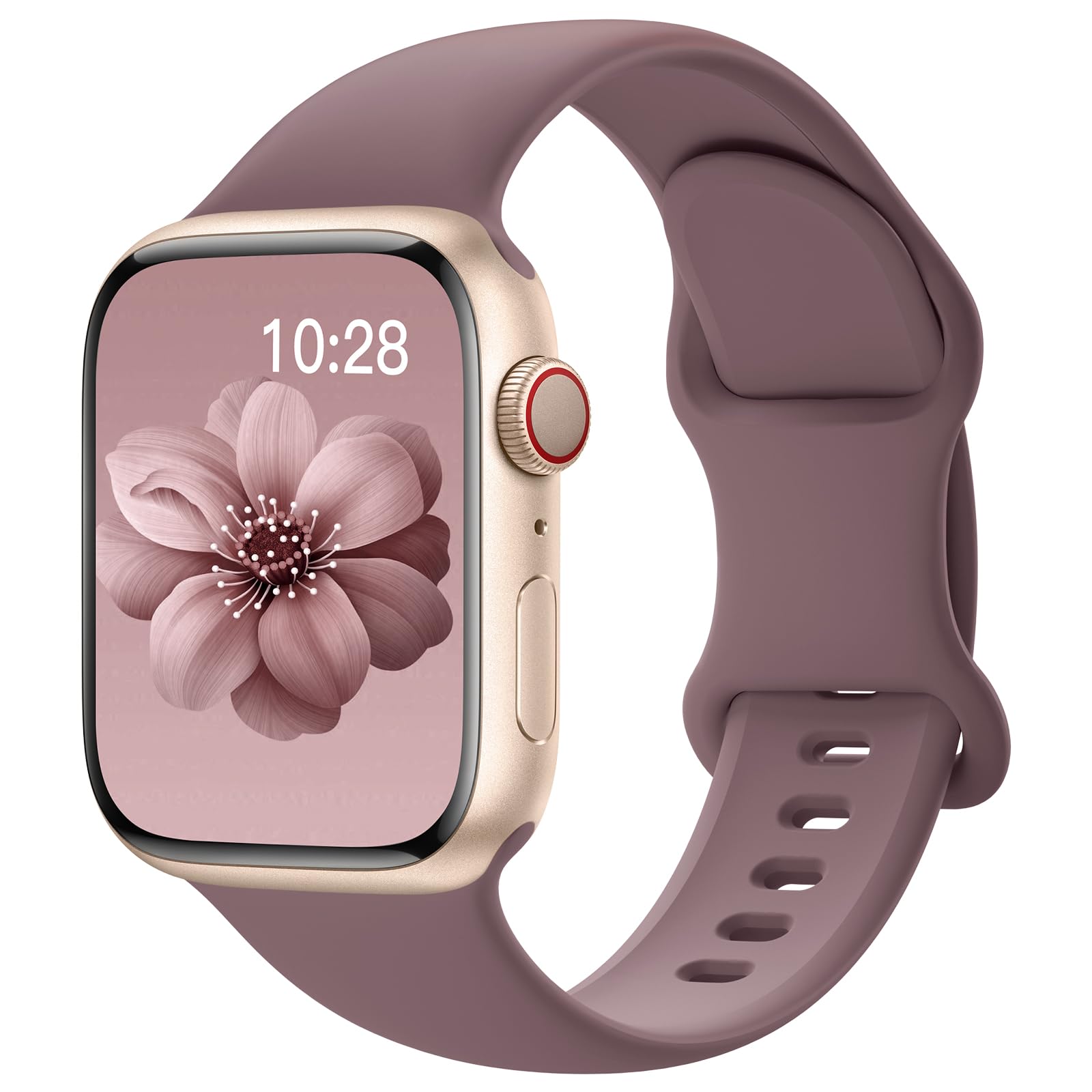 Yoohoo Kompatibel mit Apple Watch Armband 40mm 41mm 42mm 46mm 45mm 44mm 38mm 49mm,Silikon Sport Ersatz Armbänder Kompatibel mit iWatch SE3/2/1 Series 11 10 9 8 7 6 5 4 Ultra 3 2 1 Damen Herren