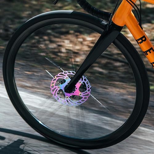 Miniatura 4 de Rotor de freno de disco flotante para bicicleta, 5.512 in, 6.299 in, 7.087 in, 7.992 in, rotores de bicicleta con 6 pernos para bicicleta de