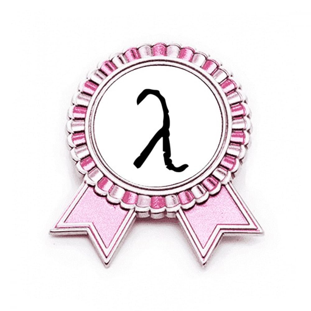 Broche lambda noir métal taille M pour personnaliser votre style - 4