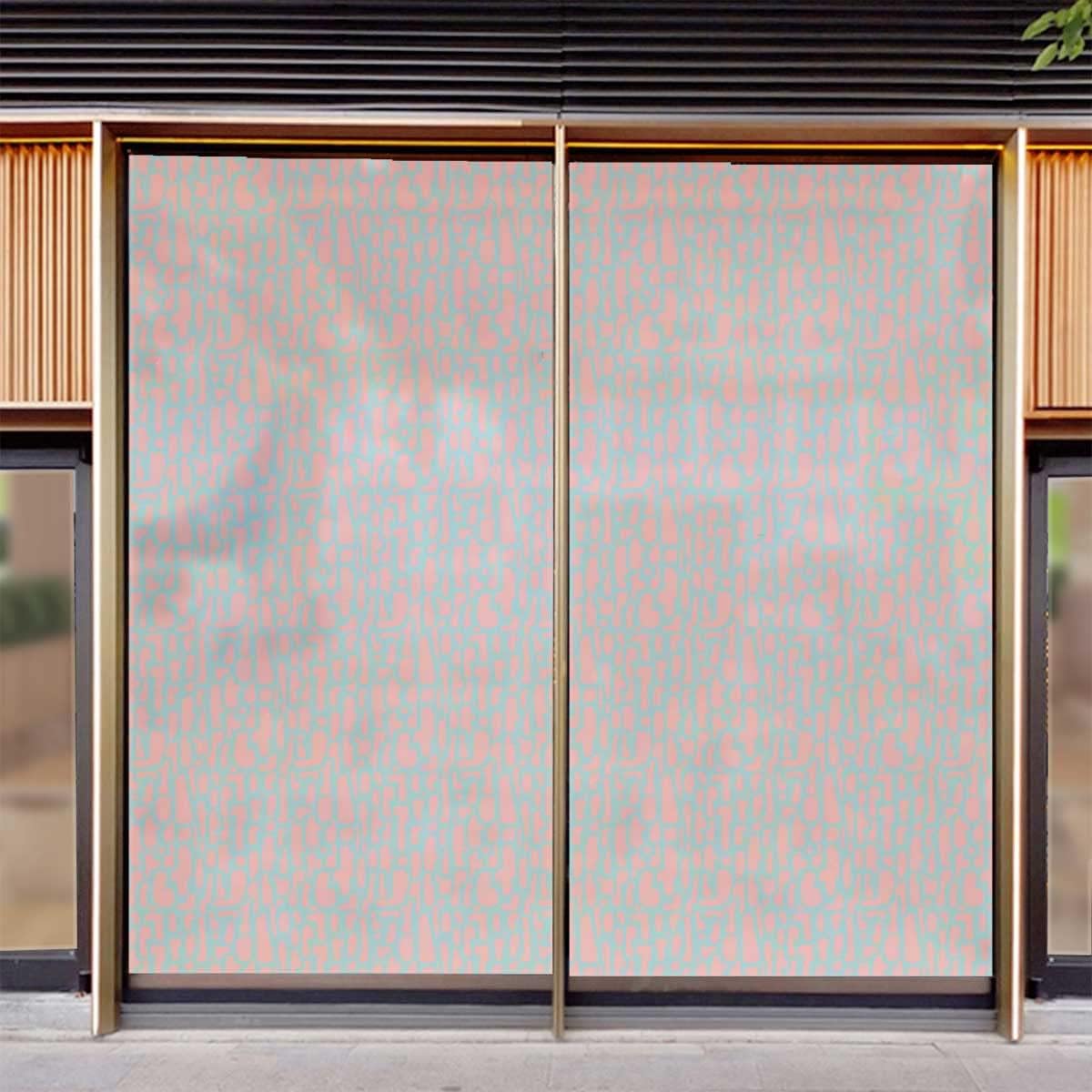 Window Privacy Film Misshaped Rectangles DIY Home Decoration Glass Stickers Window Film