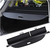 Vista 6 de Funda de carga retráctil para maletero, compatible con Toyota RAV4 2014-2018, impermeable, cubierta de carga de privacidad, accesorios