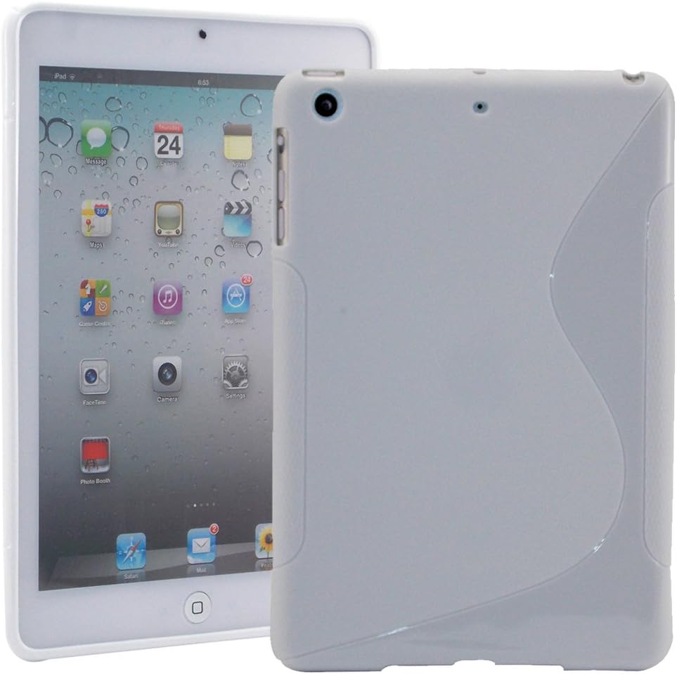 Shenit S-Line TPU Case with Cut-outs for Apple iPad Mini 7.9 inch Protective Cover white