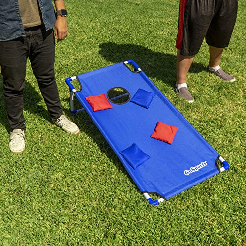GoSports Portable PVC Framed Cornhole Toss Game Set with 8 Bean Bags and Travel Carrying Case - Choose Your Style by GoSports - Image 3