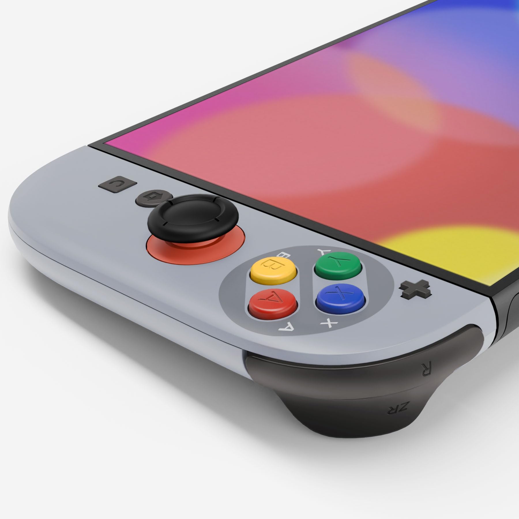 eXtremeRate Cover per Switch 2 Joycon, Custodia e Tasti di Ricambio Completo DIY con Attrezzi, Kit Accessori per Nintendo Switch 2, Senza Joycon e Console - Stile SFC Snes Classic EU