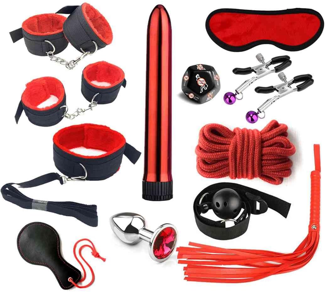 Bed Restraints and Straps Women Sex Tie Downs for Adults Couples Under Mattress Queen Size Bed Sex Resistant Set Legs Arms Set Wrist Ankle Straps Bondaged Restraints Sex Spreaders Bar Leg Play Sweater