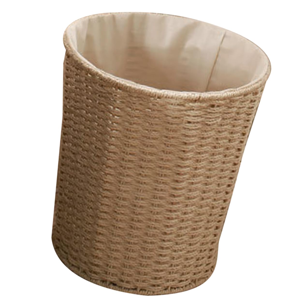 MAGICLULU Versatile Rattan Trash Can Fruit Storage Basket Sundries Basket for Living Room Random Style