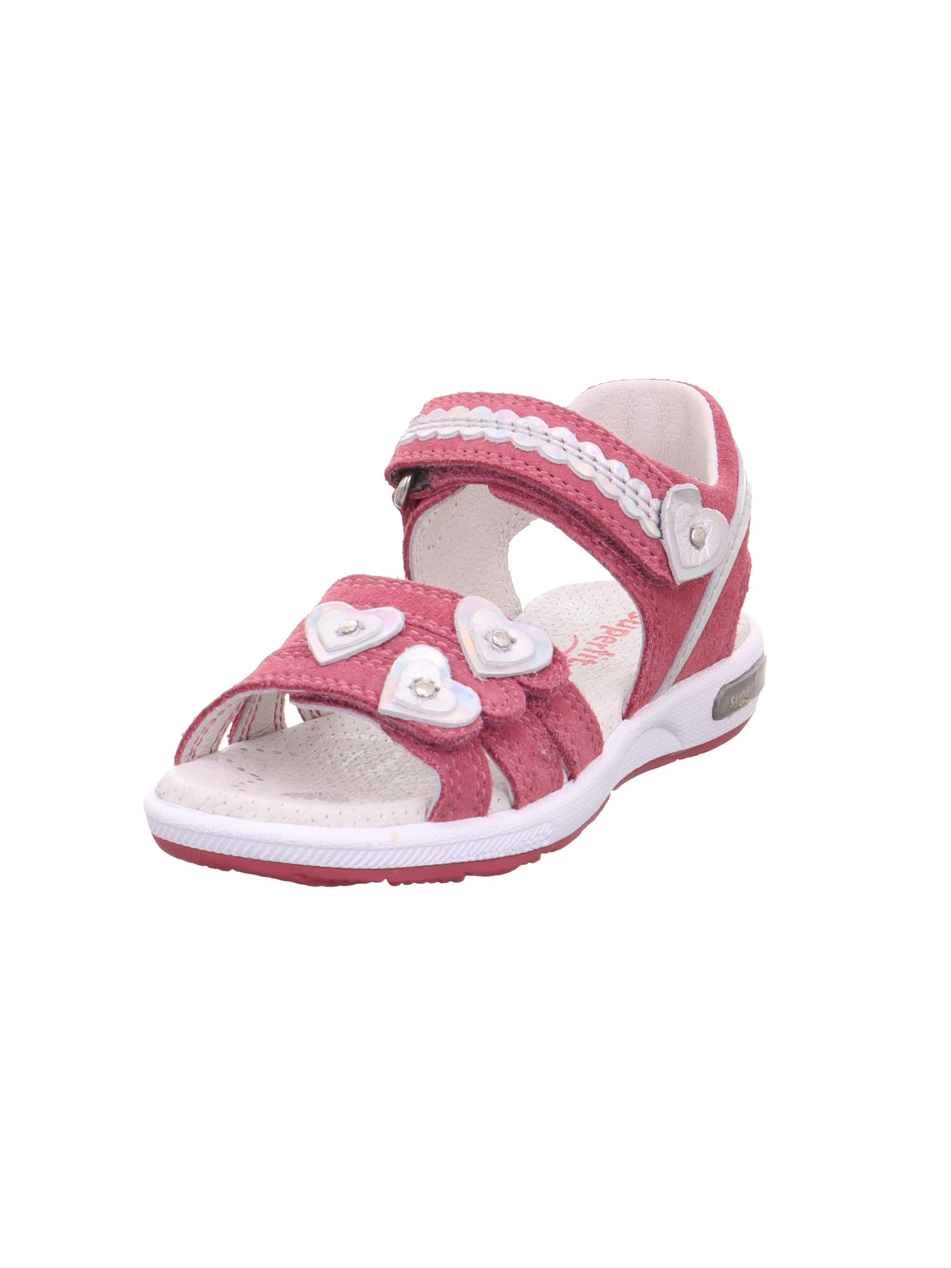 Superfit Emily Sandal, Pink/Silver 5500, 6 UK Child
