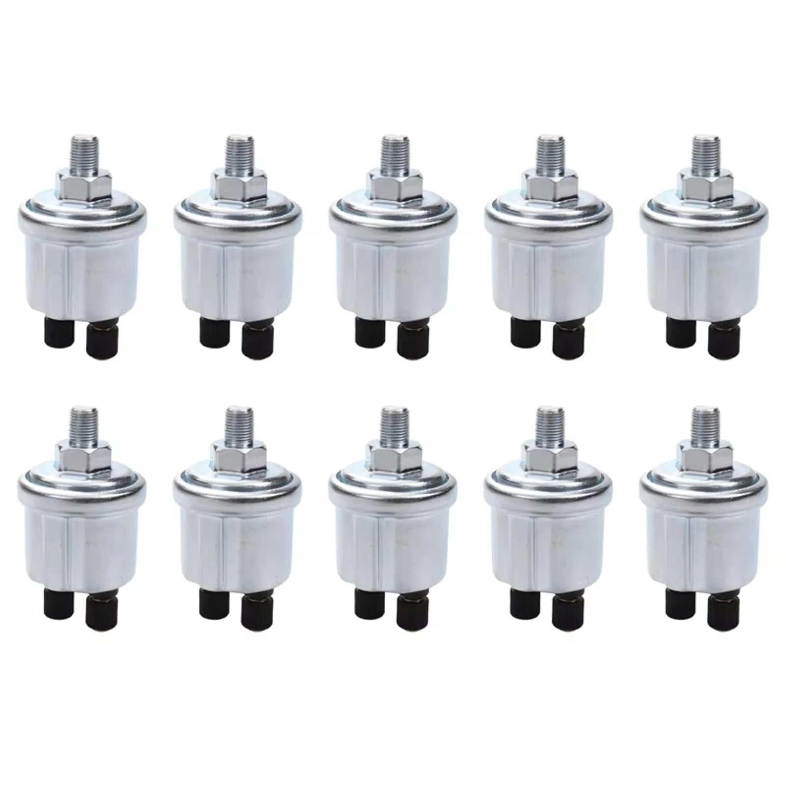 Compatible Con 10 Tornillos De 10Mm 1/8 NPT, Sensor De Temperatura De Presión De Aire Y Agua, Aceite De Motor De Coche, Rendimiento Estable