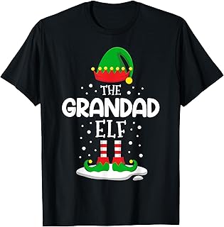 Matching Christmas Family Elf Shirt Women Men Kids The Grand