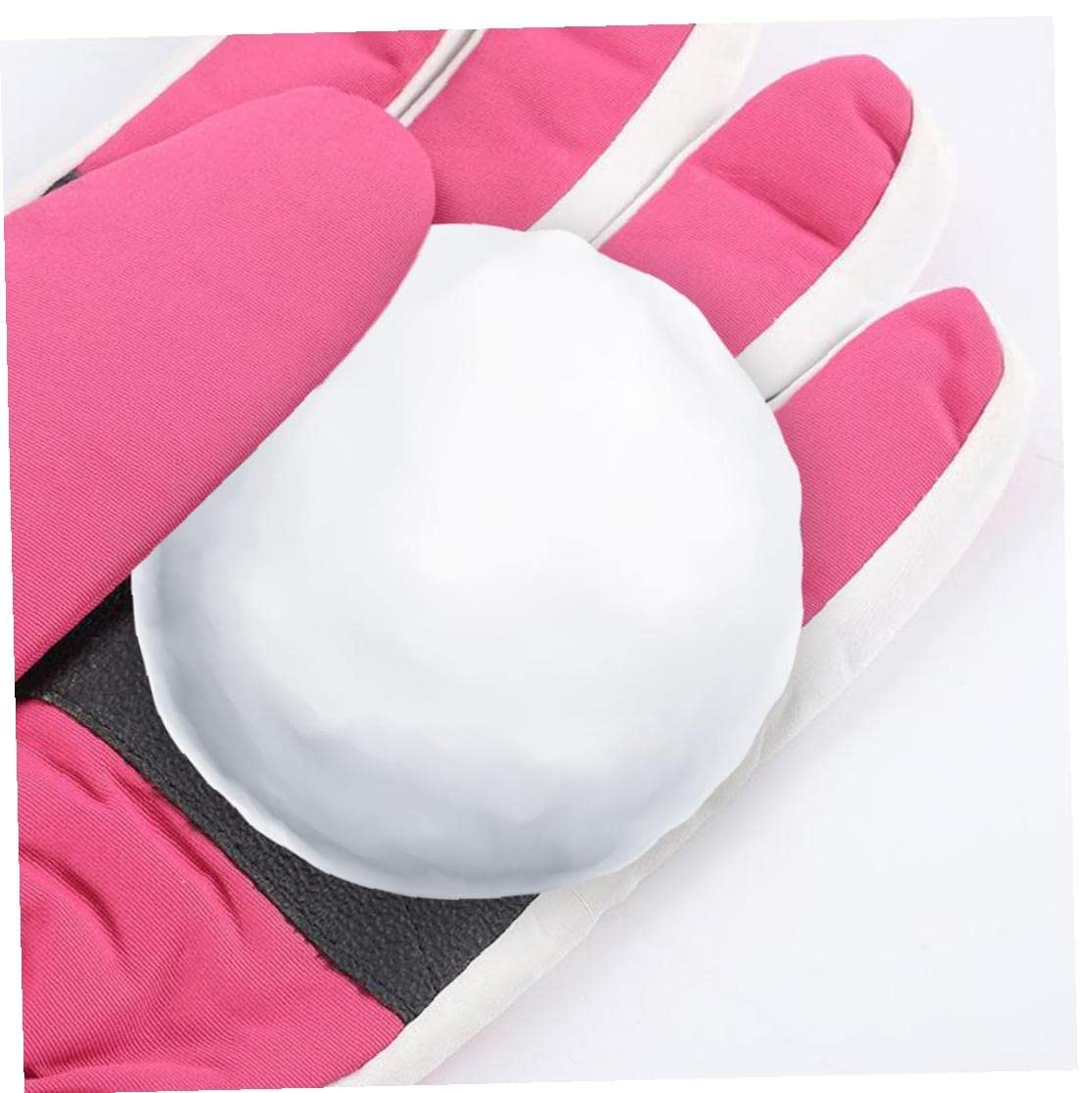 CHEWYNP Guanti riscaldati Guanti Termici elettrici alimentati a Batteria Rosa Ricaricabili, per Ciclismo all'aperto Montorcycle Campeggio Escursionismo Sci-1 Paio M