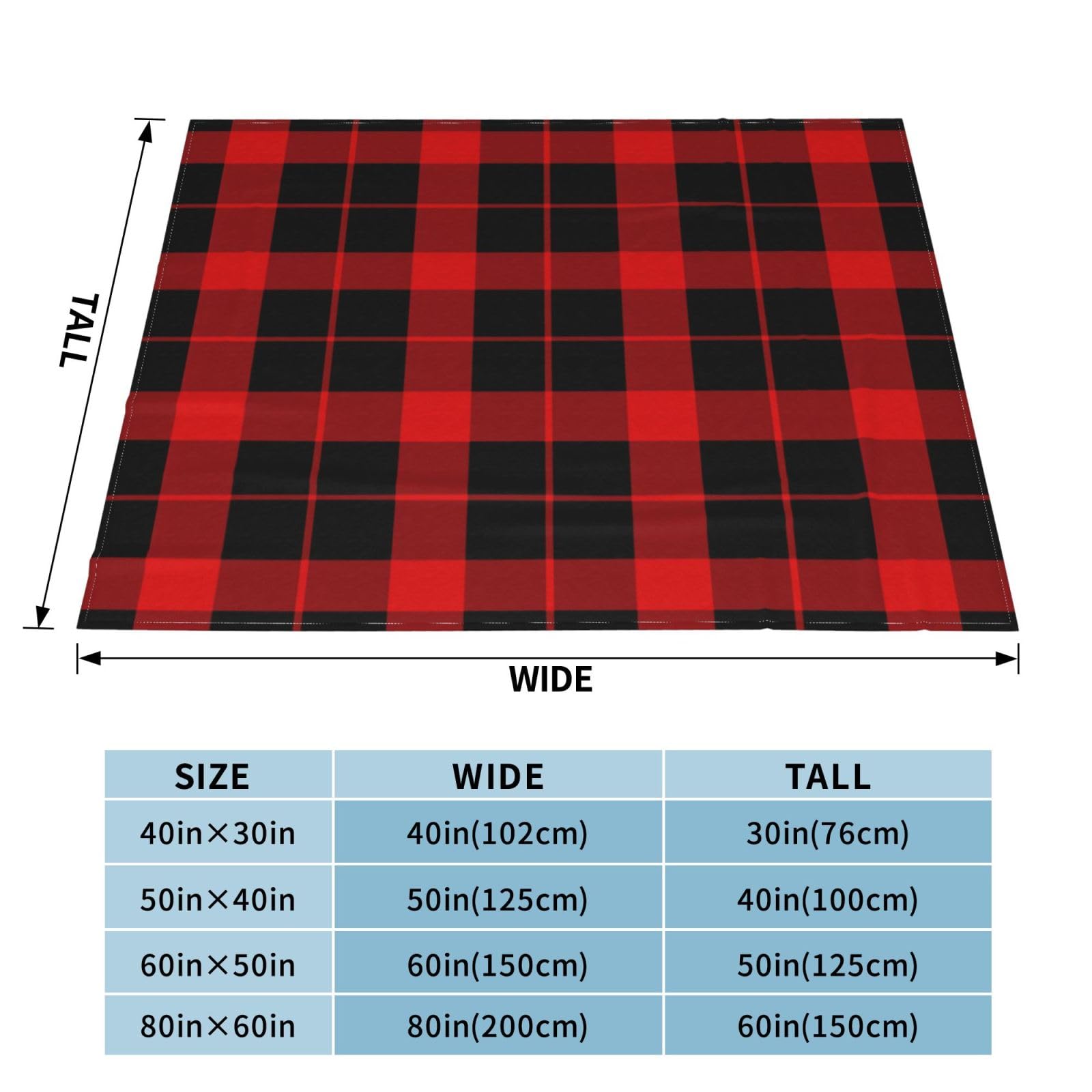 Mexpekil Coperta natalizia a quadri, morbida e calda, coperta in pile di flanella, decorativa, per letto, divano, viaggio, 150 x 200 cm