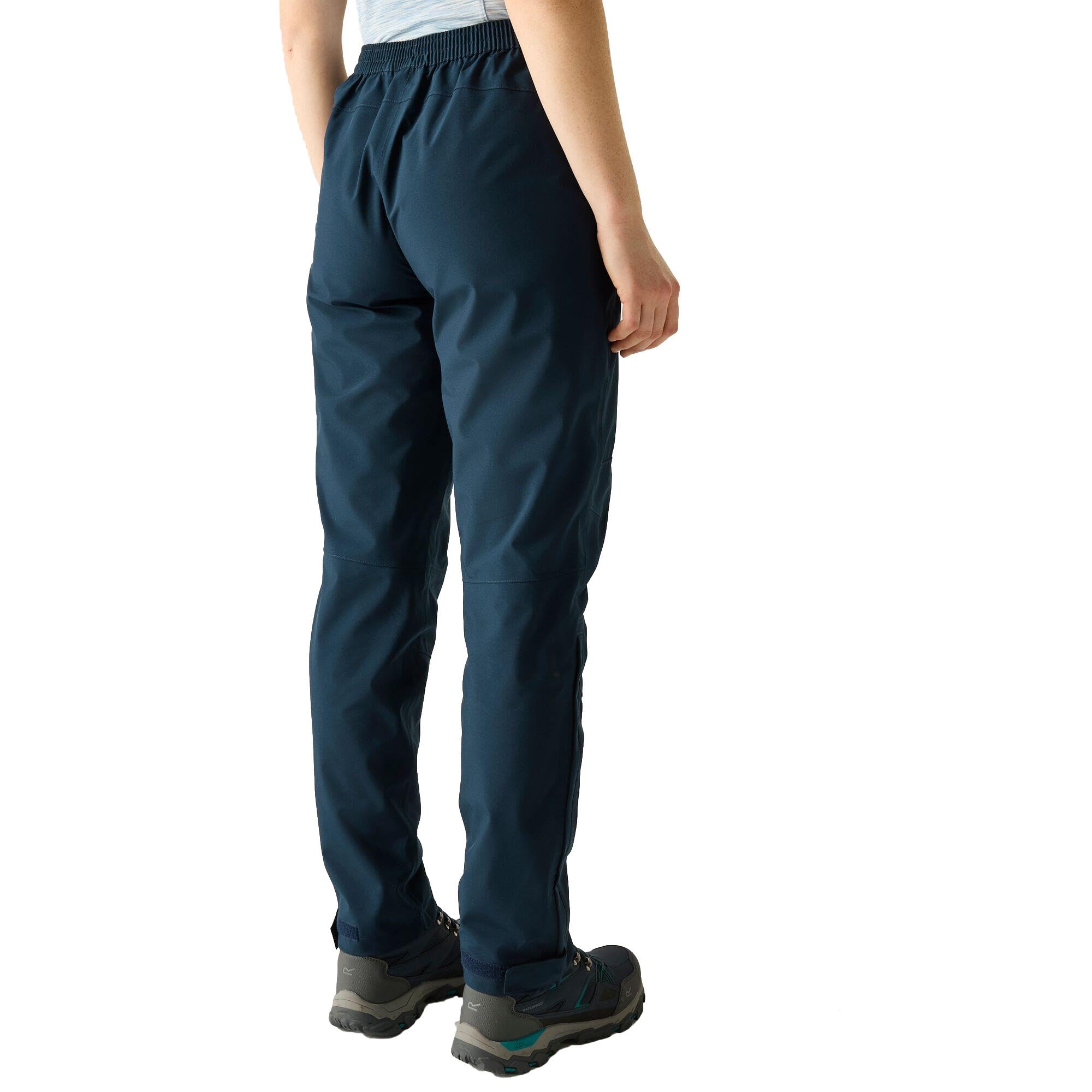 Regatta Pantaloni Impermeabili Elasticizzati Highton da Donna, Leggeri e Traspiranti, con Protezione dalla Pioggia