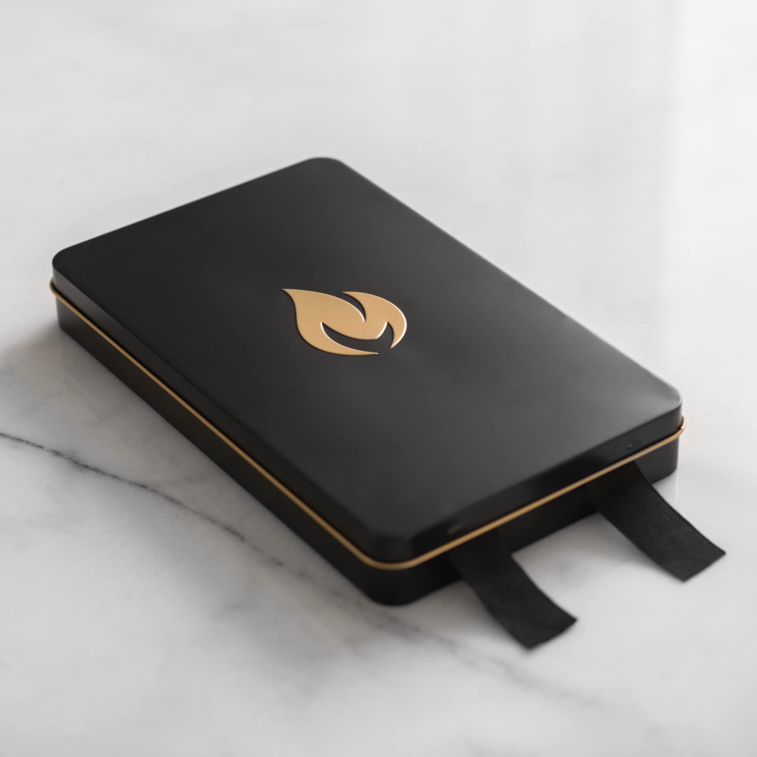 Löschdecke schwarz/Gold N230