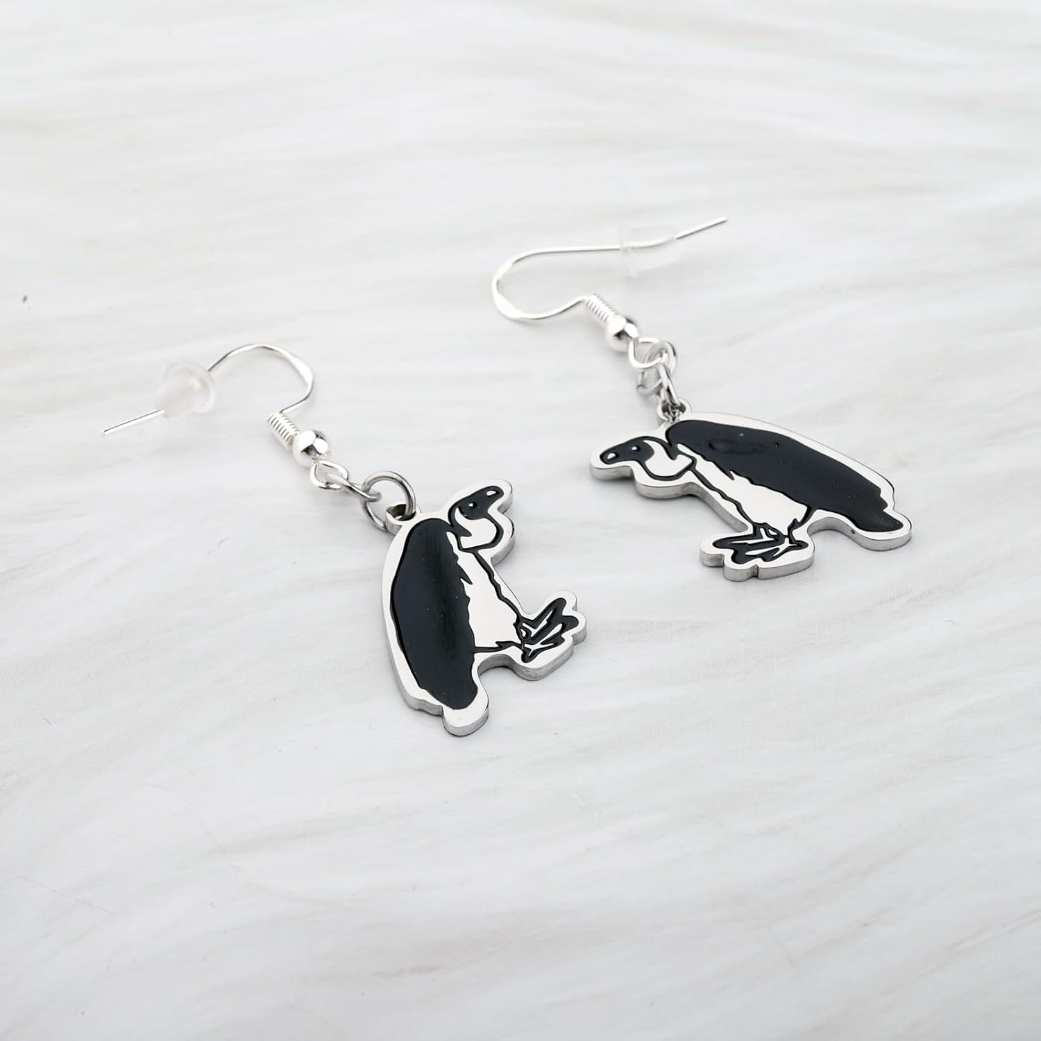 OKEYCH Vulture Lover Gift Vulture Stud Earrings Vulture Themed Jewelry Vul-ture Design Gift Zoo Keeper Zoologist Present