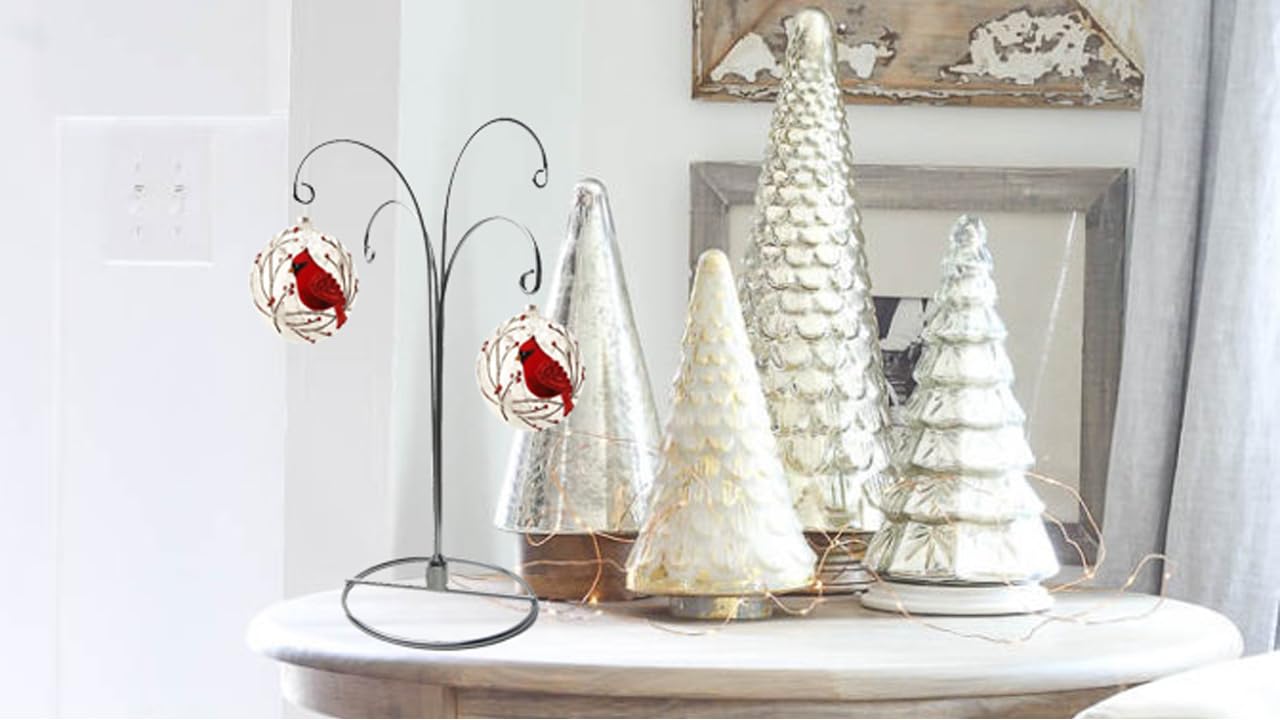 TOYANDONA - 10 Supports En Bois Pour Boules De Cristal - Présentoir Créatif Lune, Stable - Pour Décoration Maison, Minéraux, Boules De Noël