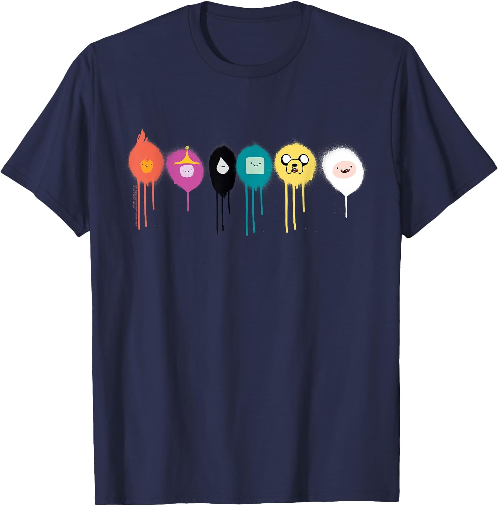 Cartoon Network Adventure Time Icon Melt T-Shirt