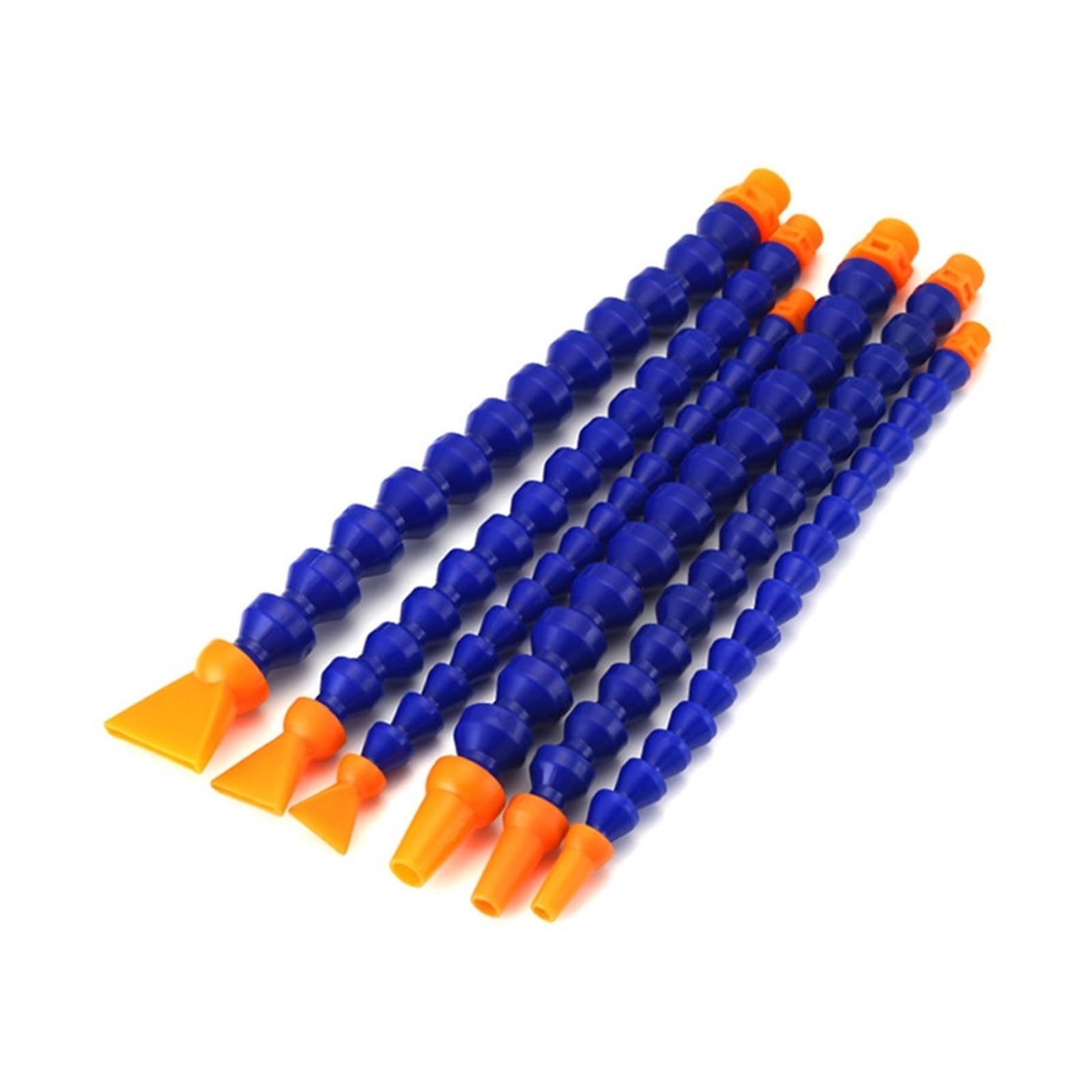 Tubo flessibile regolabile in plastica per acqua e Tubo refrigerante for tornio CNC 10 pezzi 300 mm Plastica 1/4, 3/8, 1/2 pollice(Flat No Switch,1 2 10pcs)