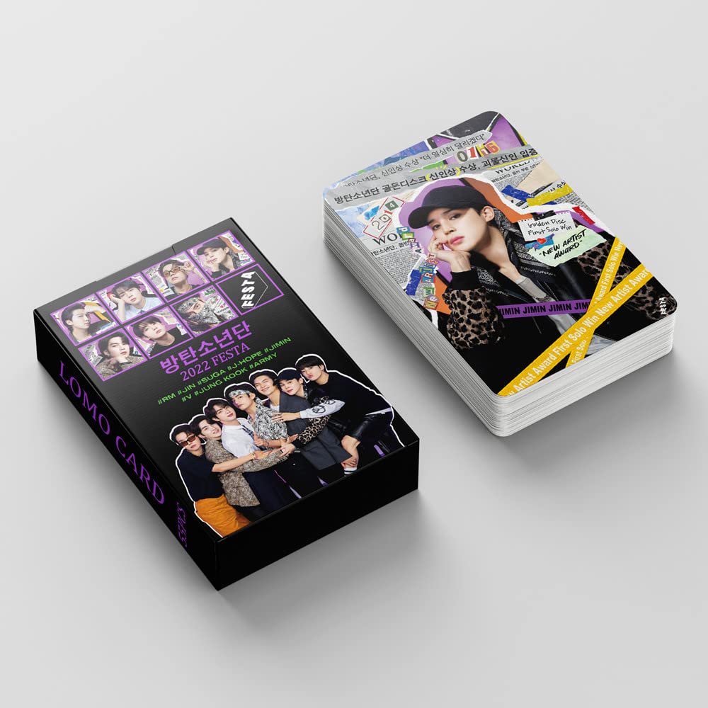 55pcs Bangtan Boys Photocards BANGTAN Boys 2022 Feast photo card BANGTAN Boys Merchandise Lomo Cards Photos Gifts for A.r....