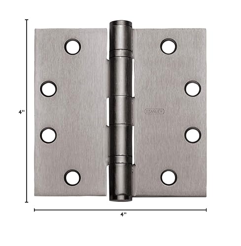 Miniatura 3 de Stanley fbb179  4 4" x 4"  Bisagra Plaza Corner Ball Bearing mortise único Hinge,