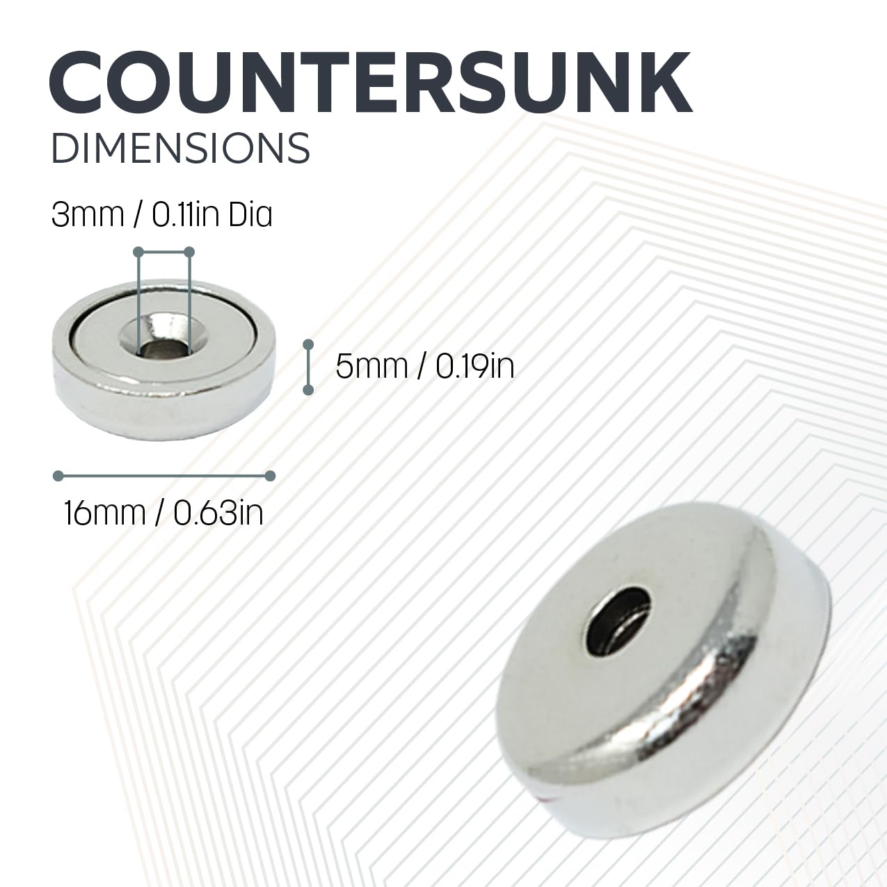 N42 Neodym Pot Magnet Pack von 40