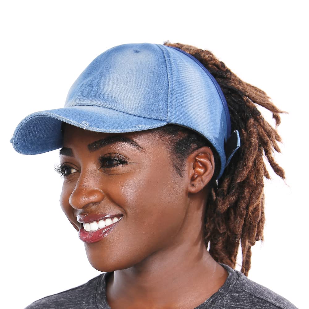 Ponytail Hat for Curly Natural Hair 
