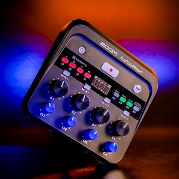 Zoom PodTrak P4next Podcast Recorder with 4 Inputs + AI Noise Reduction