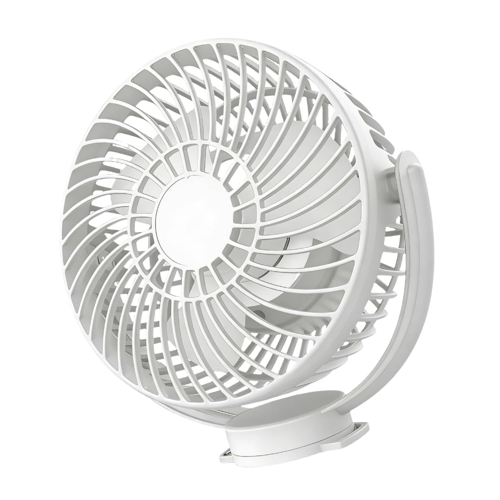 Ventilateur magnétique flexible : restez au frais 55h en camping et golf