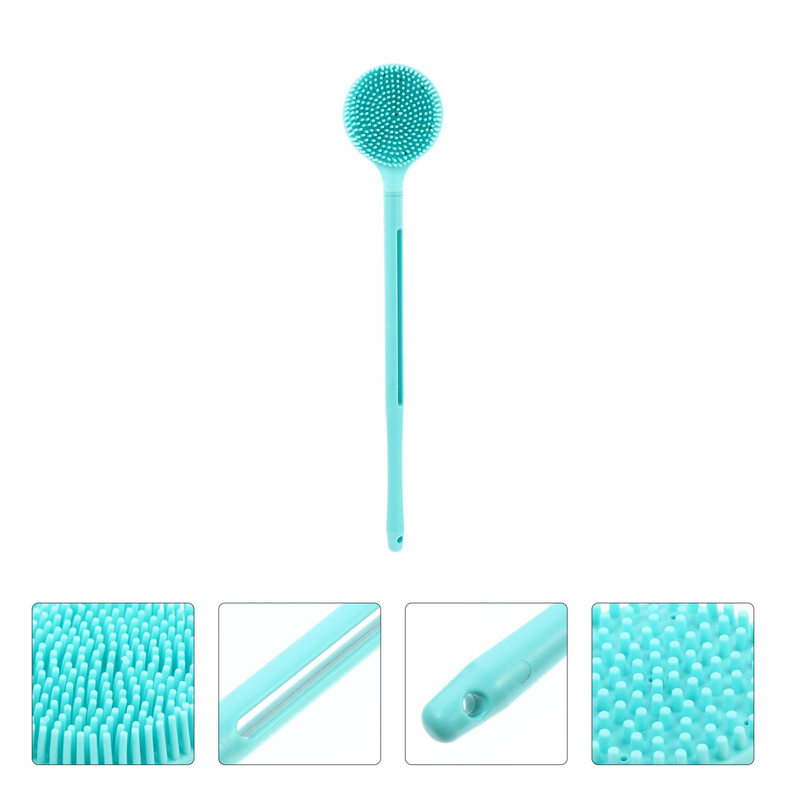DOITOOL 3piezas Cepillo De Baño De Silicona Con Mango y Doble Cara Exfoliante Corporal Para y Masaje De Piel Para Limpieza De Espalda y Relajación
