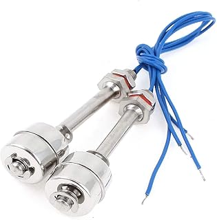 New Lon0167 2 Pcs Featured ZS10010 Pcs Liquid reliable efficacy Water Level Sensor Vertical Floating Switches 100mm Length(id:e1f e2 c3 5a2)