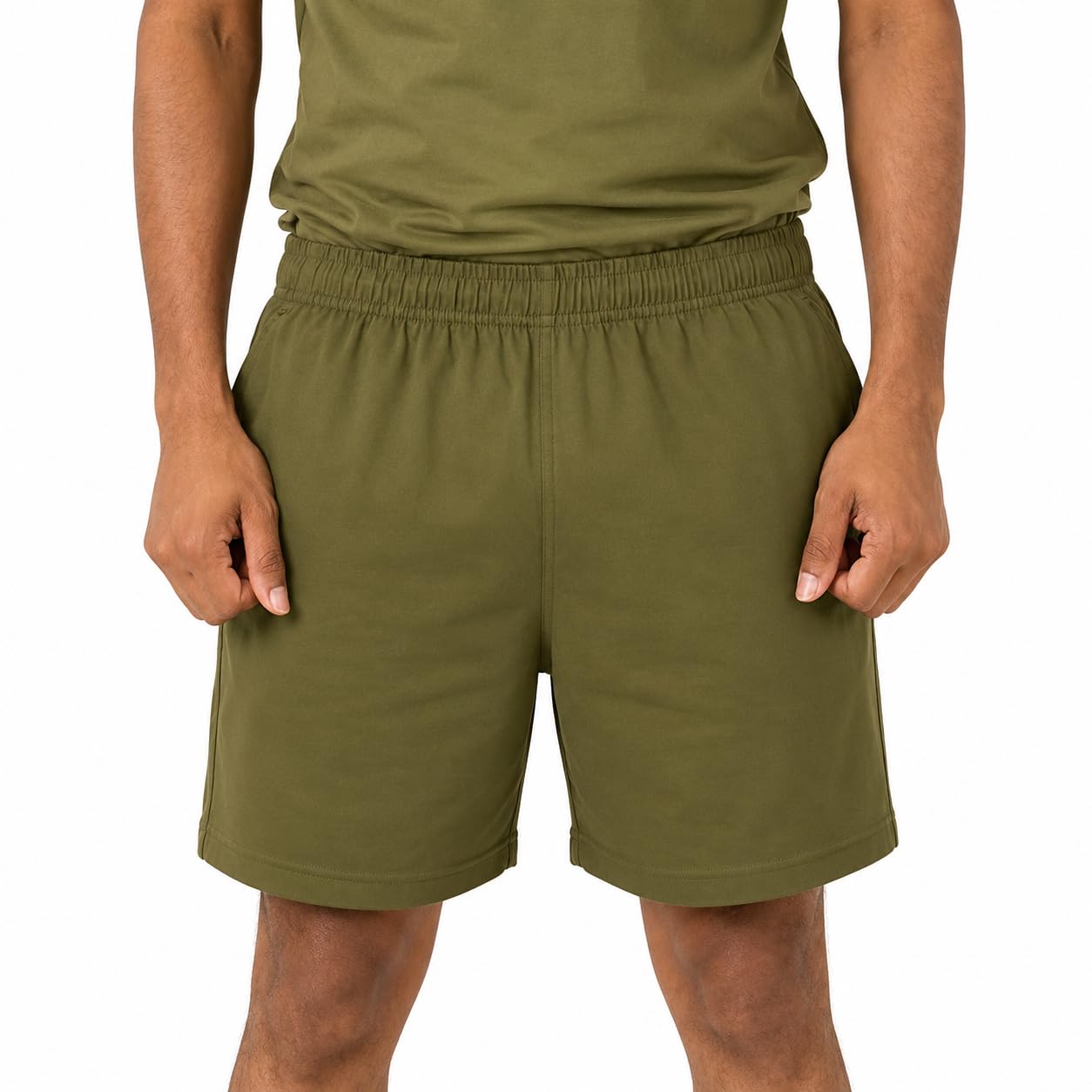 Men's Adaptive Side Open Shorts | Post Surgery Patient Wear for Hip Replacement, Knee Surgery & Recovery | Soft Cotton with Hook & Loop Closure-picture-14