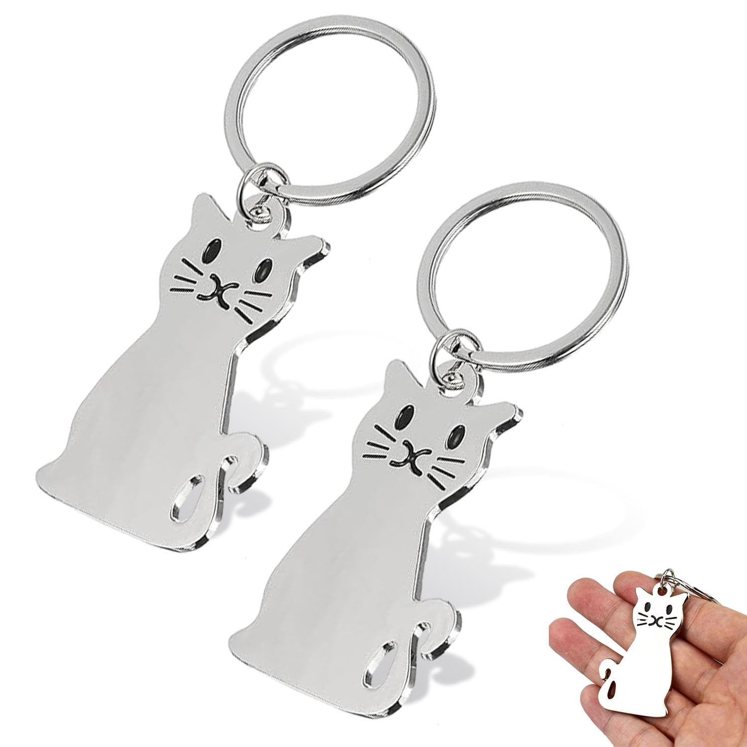 Tranbath Portachiavi a forma di cuore con ciondolo Sakura, elegante portafortuna per donne, ideale come regalo per compleanno, per l'inizio della scuola o per occasioni speciali, come San Valentino e
