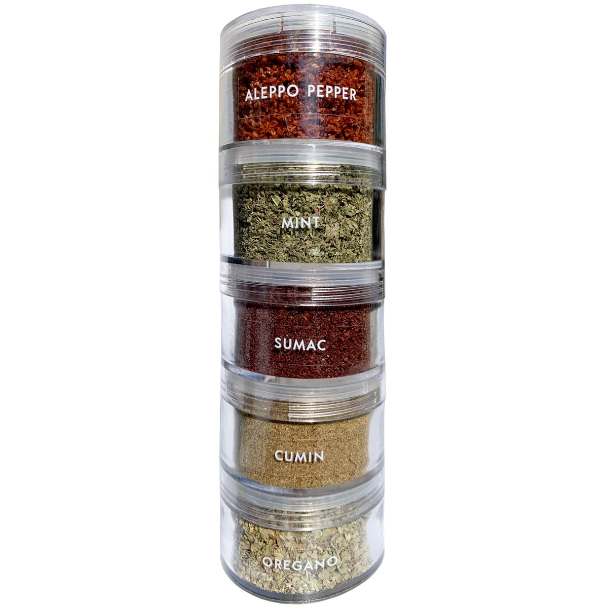 Spicylux Arabian Mix| Aleppo Pepper, Dried Mint, Sumac, Cumin, Oregano | Savory Herbs, Spices & Seasonings (Set of 5) – Packed in U.S.A.