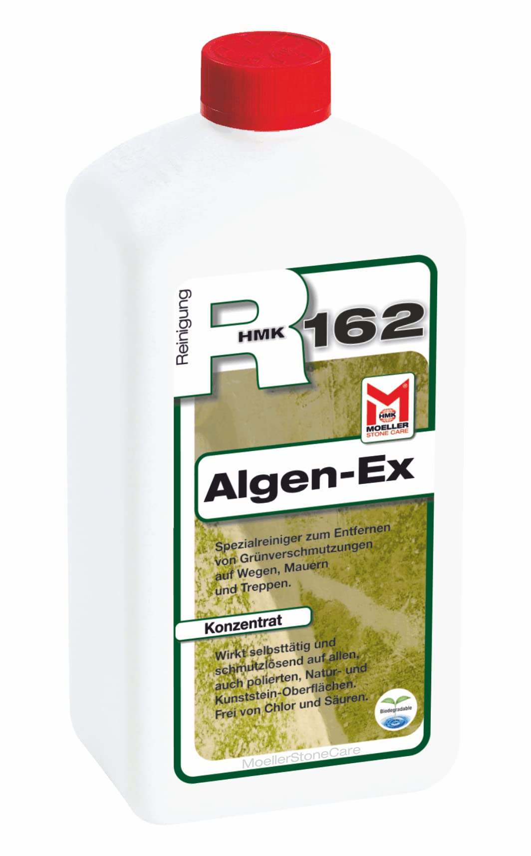 Moeller Stone Care - HMK R162 Algen-Ex - 1 Liter - Entfernung von  