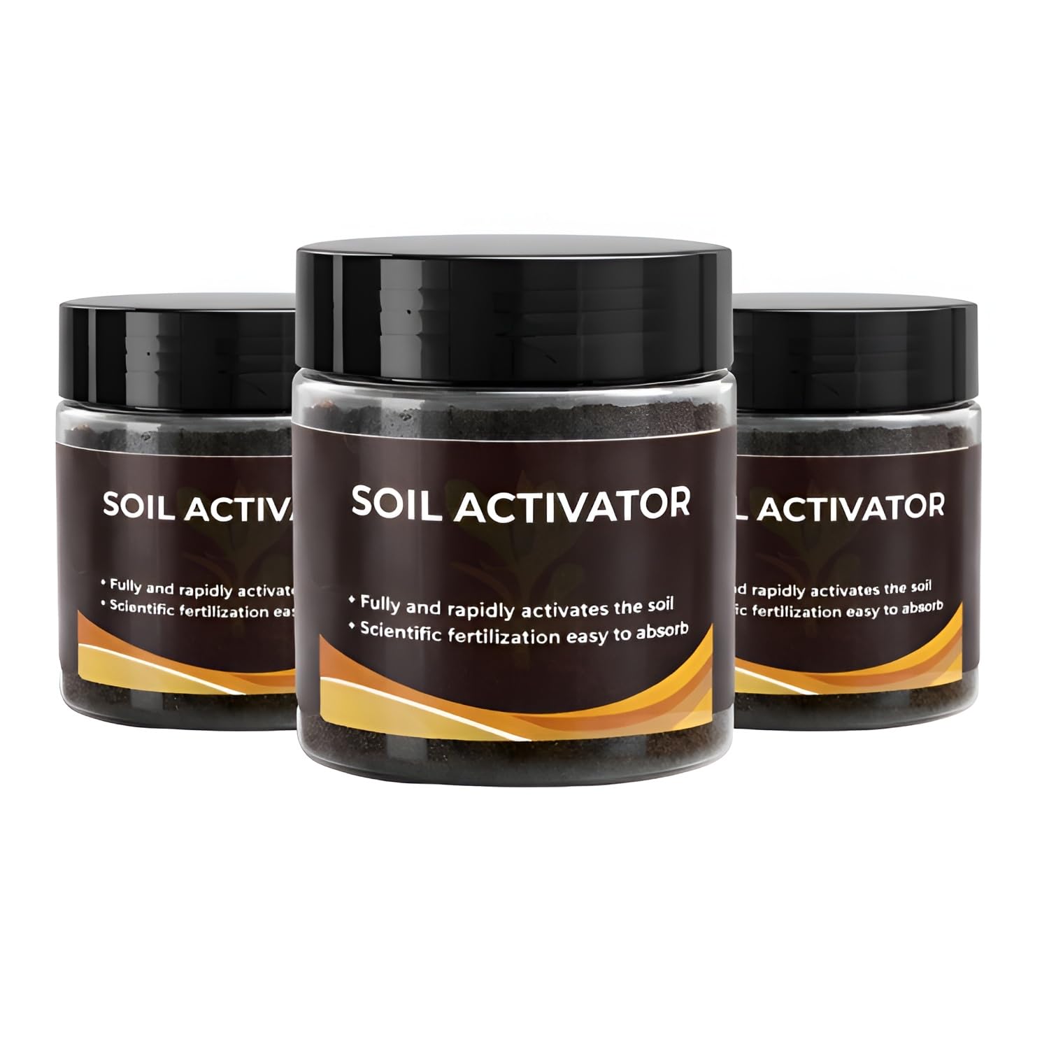 Soil Activator (Each 60gm, Pack of 3)| Improves Soil & Root Support | Suitable for Indoor & Outdoor Plants | for Pots, Gardens & Home Plants | Easy to Use
