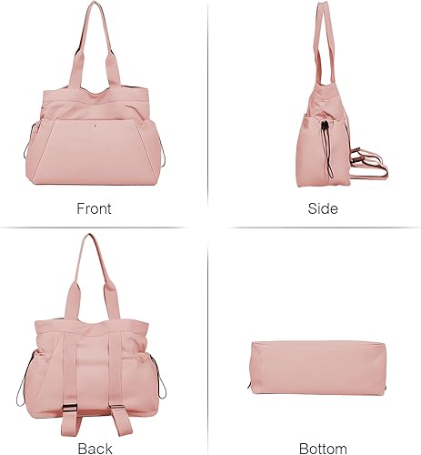 Miniatura 8 de Bolsas de yoga para mujer, bolsa de yoga con correa ajustable, bolsas de hombro para yoga, pilates, viajes, playa, gimnasio, trabajo