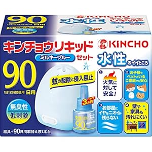 金鳥 水性キンチョウリキッド コード式 蚊取り器 90日セット 無臭性 実質868円(実質806円)送料無料! 金鳥 水性キンチョウリキッド コード式 蚊取り器 90日セット 無臭性 実質868円(実質806円)送料無料!